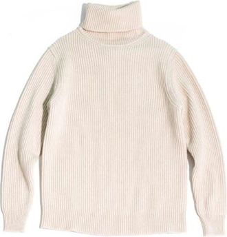 Fortela Vittorio High Neck Sweater in Off White at Nordstrom, Size X-Large Eu