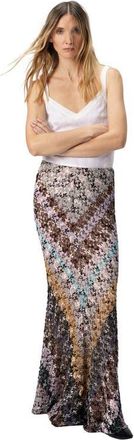 Missoni Flared Long Skirt In Lace in Multicoloured at Nordstrom, Size 44 It