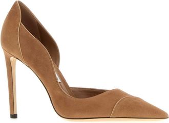 Jimmy Choo London Womens Brigitte Pump Brown Suede