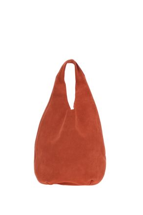 A.P.C. Orange Le Neige Suede Tote Bag