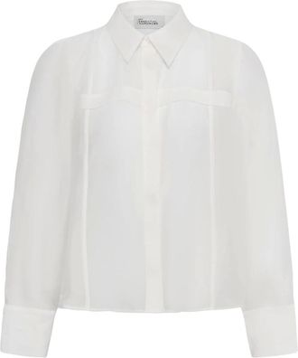MY ESSENTIAL WARDROBE Camicetta Corta - - Blouses & Shirts - Donna - Bianco - M