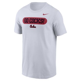 Nike Mens College (South Carolina Gamecocks) Short-Sleeve T-Shirt in White | M11332P966SCAR-WHT