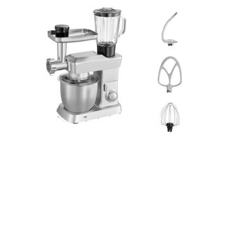 OEM Procesador De Alimentos, 1500 W De Potencia, 6 Velocidades Ajustables, 4,3 L, Color Plata