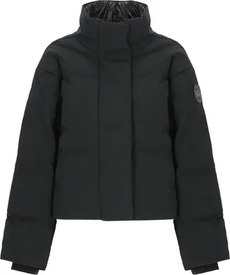 Canada Goose High Neck Short Padded Jacket With Hidden Closure