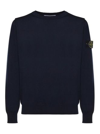 Stone Island Cotton Sweater With Logo