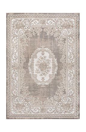 Jonathan Y Designs Rosalia Cottage Medallion Area Rug in Beige/ivory at Nordstrom, Size 5Ft 0In X 8Ft 0In