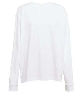 The Row Ciles long-sleeved cotton top