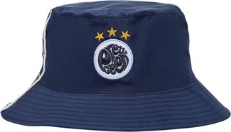 Kappa Geborduurde emmerhoed voor volwassenen (Blauw/Wit)