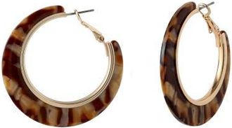 Jessica Simpson Hoop Earrings for Women Gold-Tone, Earth-Toned Hoops at Nordstrom