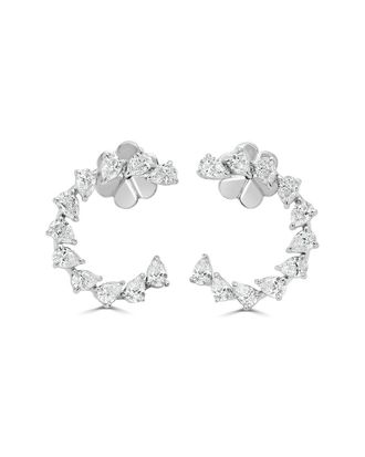 Sabrina Designs 18K 1.71 Ct. Tw. Cluster Earrings