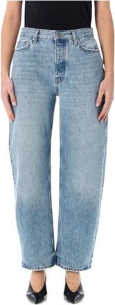 Anine Bing Fritz Jeans - Dames - Loose Fit Jeans - Blauw - W27 - Katoen - Jeans