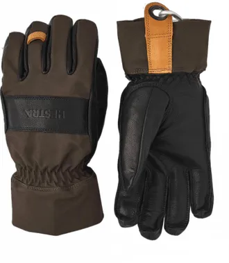 Hestra Highland Leather Glove In Dark Forest