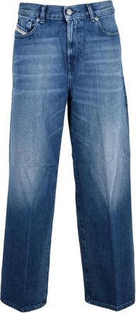 Diesel 2000 Widee Jeans - Dames - Regular Fit Jeans - Blauw - W30 - Katoen - Jeans
