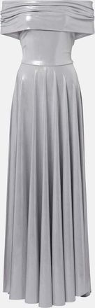 Norma Kamali Off-shoulder gown