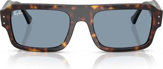 Ray-Ban Sunglasses Rb4454 902/56 Lukas Dark Brown/Blue Unisex