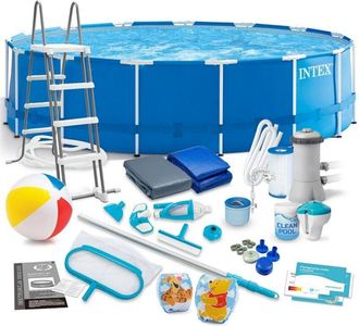 OEM Piscina De Jard&iacute;n Con Estructura 457 X 122 Cm 21 En 1 Intex 28242