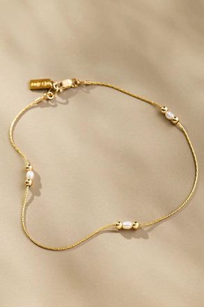 Set & Stones Michelle Pearl Anklet
