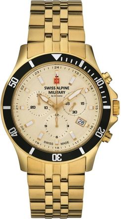 Swiss Alpine Military 7022.9111 Watch - Dames - Horloges - Geel - ONE Size - Accessoires