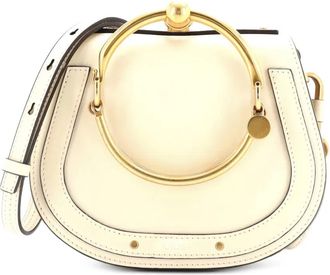 Chlo&eacute; Nile Leather Small crossbody bag - Beige