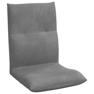 vidaXL Sill&oacute;n Ajustable Gris Oscuro Terciopelo Vidaxl