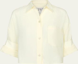 TWP Next Ex Cropped Shirt