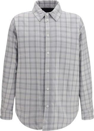 Off-white Chaqueta Acolchada de Franela - Jackets - Hombre - Gris - XL