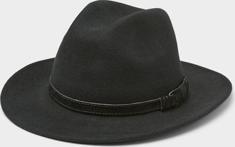 Le 31 Mens Classic supple felt Fedora Hat