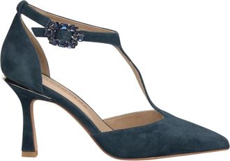 Alma En Pena Salon met Strassgesp - Dames - Pumps - Blauw - 38 EU - Schoenen