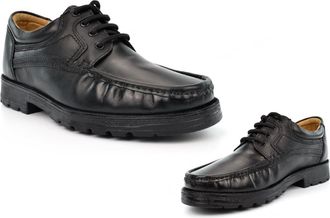 Generic Mens Leather Shoes Boys School Shoes Size 6 Boys Shoe Size 11 Mens Lace Up Shoe Real Leather Upper Lace Up Work Comfort Sizes 6-12 Black 11 UK