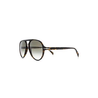 Eyewear by David Beckham Heren, Accessoires, Bruin, Maat: 57 MM
