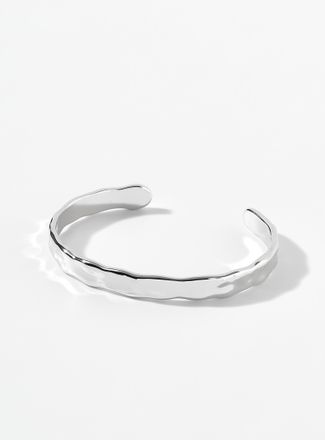Pilgrim Womens Wavy open bangle bracelet