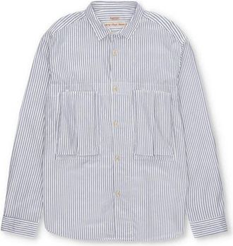 Fortela Prigioner Cotton Shirt in Blue at Nordstrom, Size Xx-Large Eu