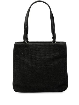 Prada 2000-2013 Wool tote bag - Black