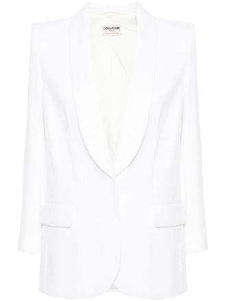Zadig&Voltaire Blazer Vive con paillettes - Bianco