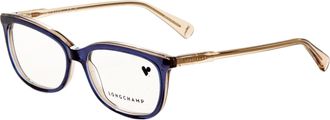 Longchamp Womens 54 mm Blue Opticals