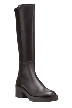 Stuart Weitzman Womens Gotham Leather Knee-High Boots In Black