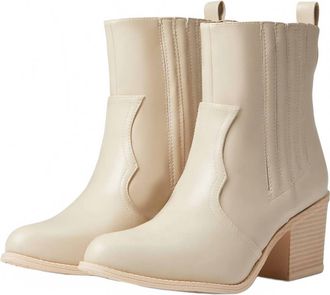 Chinese Laundry Womens U See Smooth Bootie In Beige