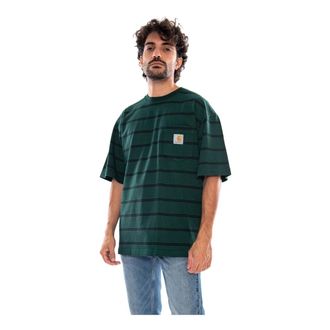 Carhartt Work in Progress Camiseta de Bolsillo S/S Cardona - Tops - Hombre - Verde - XL