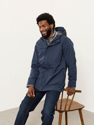 Fat Face FatFace Navy Blue Waterproof Lightweight Jacket