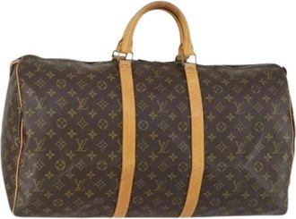 Louis Vuitton Pre-owned Weekend Bags, female, Brown, Size: ONE SIZE Pre-owned Weekend Bag