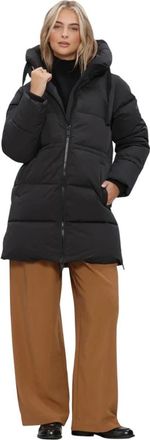 Moss Copenhagen MSCHMola Pavinaria Jacket - Dames - Parka Jassen - Zwart - Xs/S - Leer - Jassen