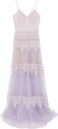Saiid Kobeisy Lace Long Dress