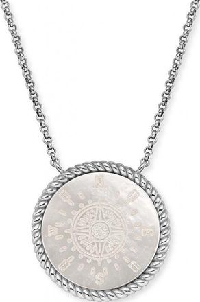 Engelsrufer Womens ERN-ORNAWINDR-PE Ladies Windrose Necklace Silver Sterling - One Size