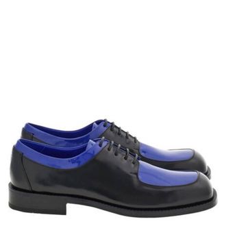 Ferragamo Dinamic Leather Lace-Up Derby Shoes, Size 11