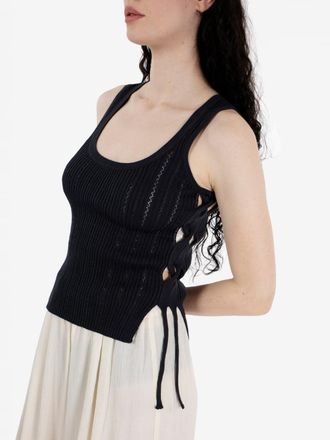 Sessun Aryson knitted tank top smoke green