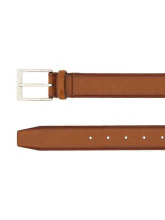 HUGO BOSS Cow Hide Leather Belt - Brown