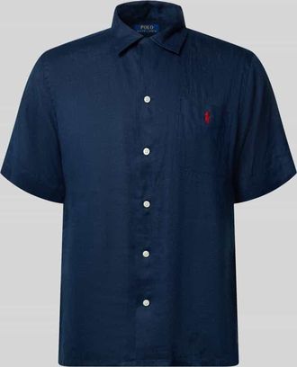 Polo Ralph Lauren Regular Fit Freizeithemd aus reinem Leinen in Marine, Gr&ouml;&szlig;e XXL