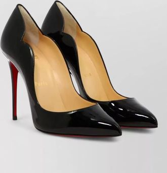 Christian Louboutin hot chick leather stiletto sole pumps