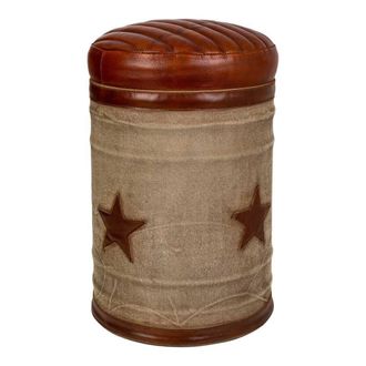 Wanderlust Deco Taburete de polipiel