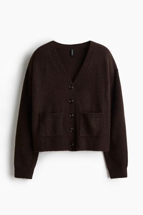 H&M Cardigan in lockerer Passform - Brown